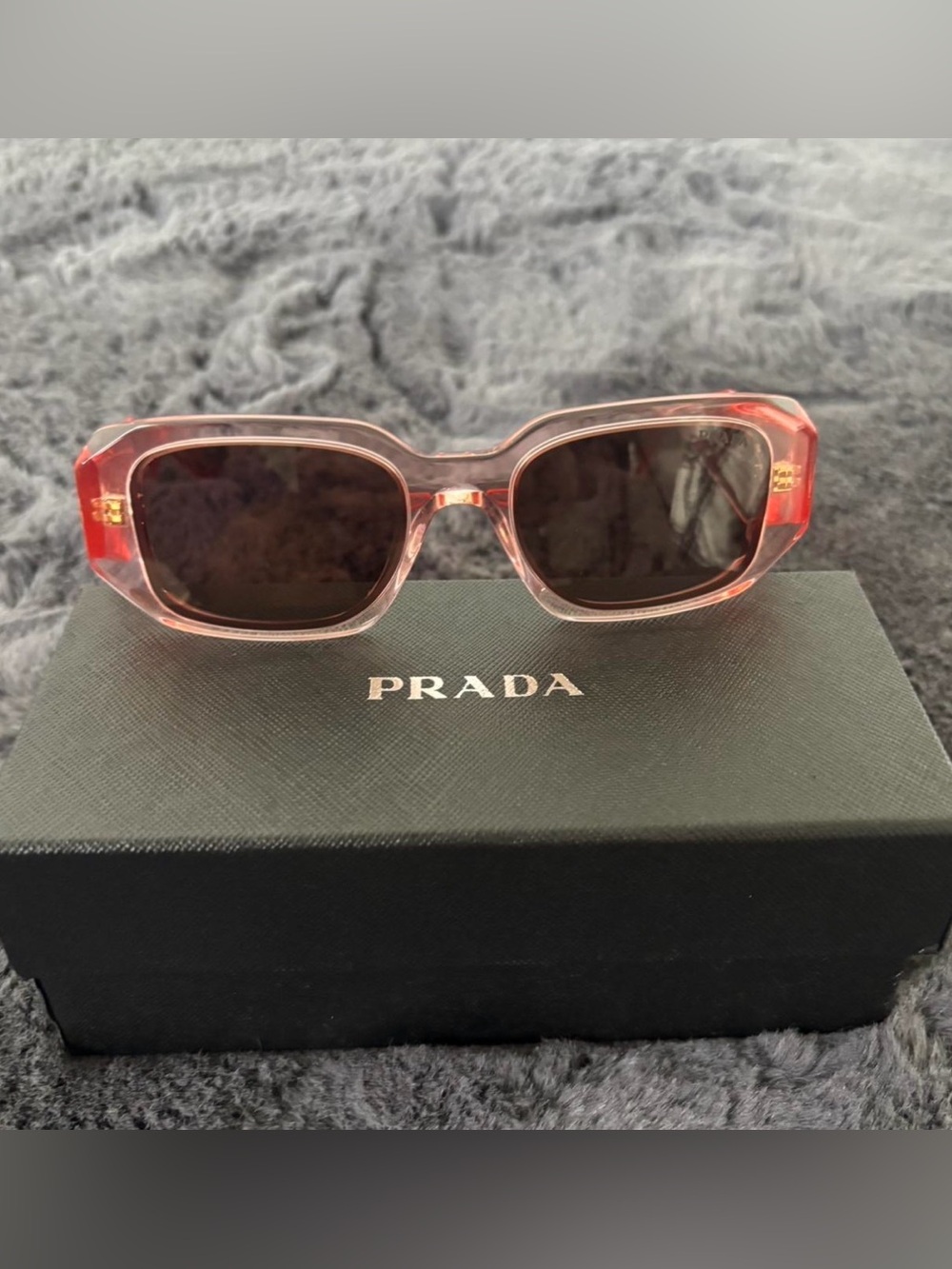 Prada Pink Transparent Sunglasses - Picture 2 of 8